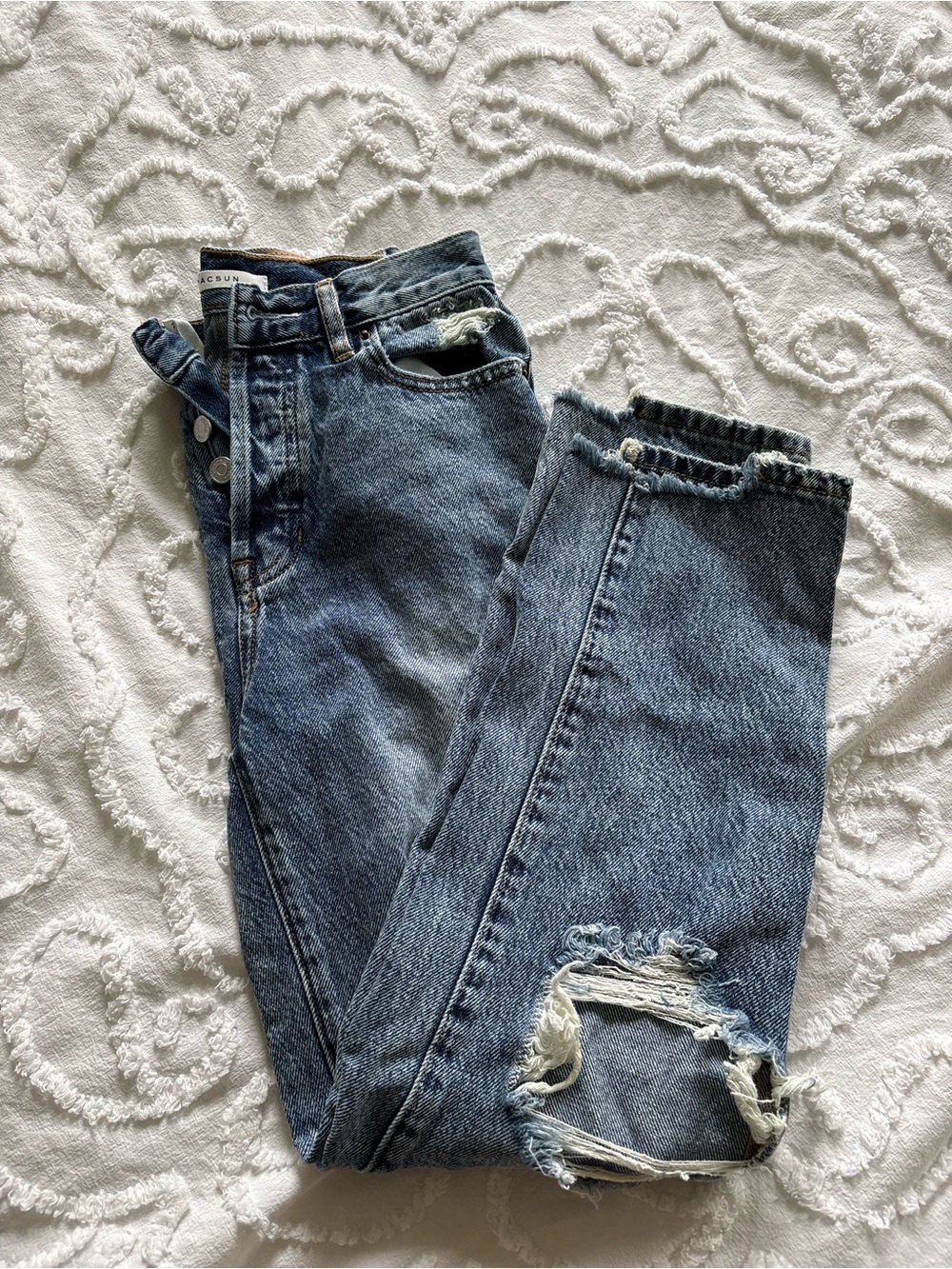 Pacsun High-Rise Distressed Blue Women’s Jeans Size 23